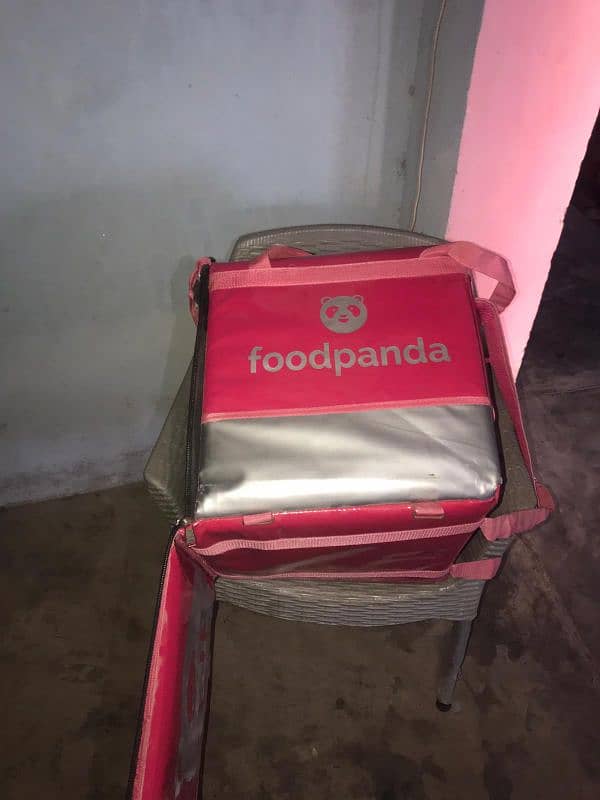 food panda dilvery bag 0