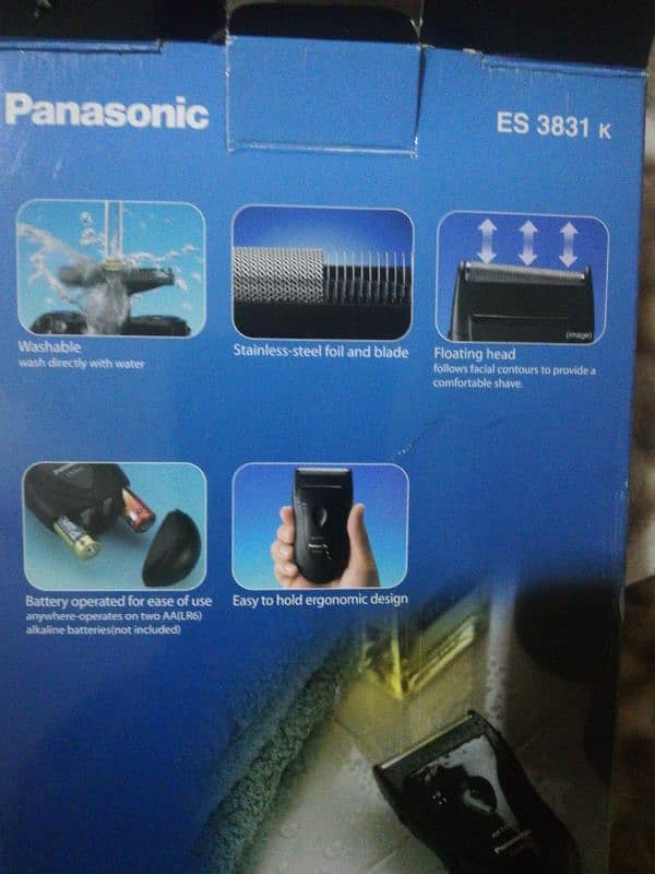 Electric shaver Panasonic wet/dry washable 1