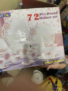 72 pc dinner set