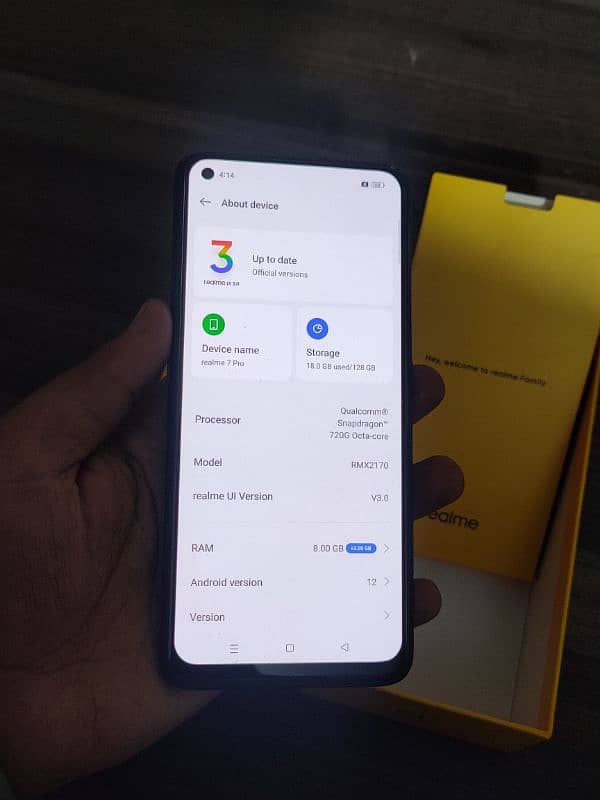 Realme 7 Pro full Box 1