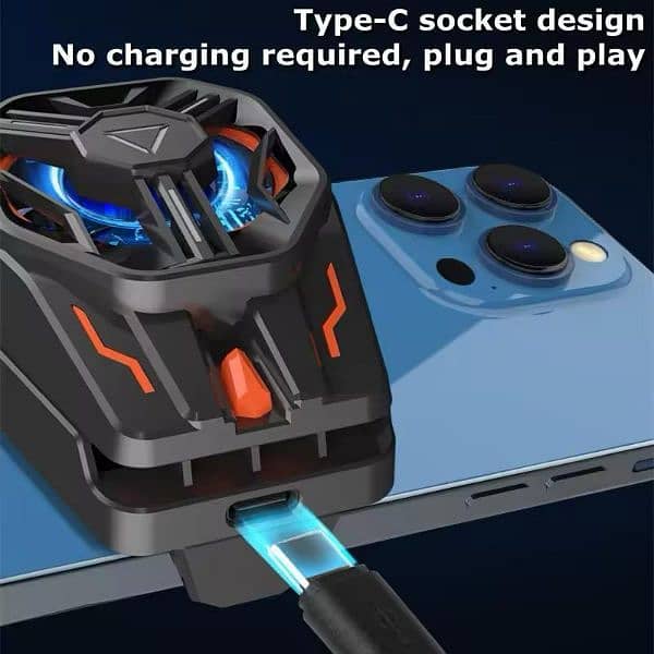 N40 Mobile Phone Cooler For Gamers || 10W Mobile Phone Cooler 3