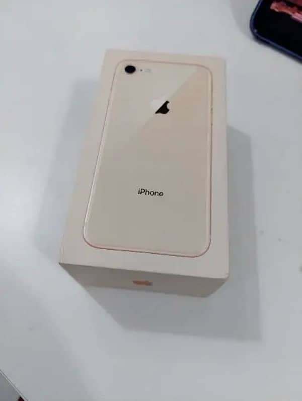 iphone 8 10/9 PTA approved with box 3