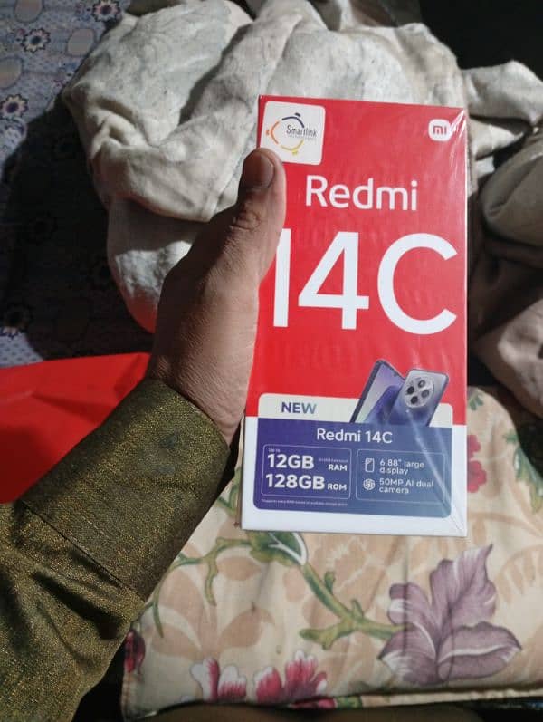 REDMI 14C FULL BOX 12 DAY UES 6+6 126 2