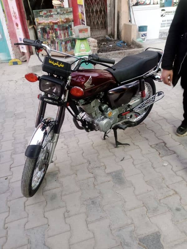 Honda 125 special edition self start abbottabad num urgent for sale 4