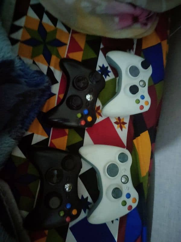 Xbox 360 4 controllers all working best 0