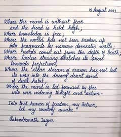 handwriting