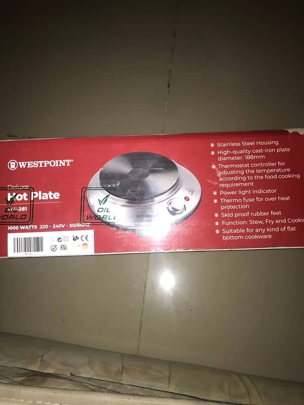 Westpoint brand new electic stove for sale. 2