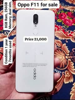 OPPO F11 Mobile for sale