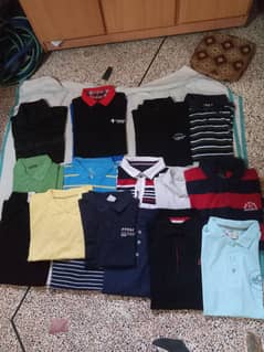 Imported used Half sleeves Polo T-Shirts