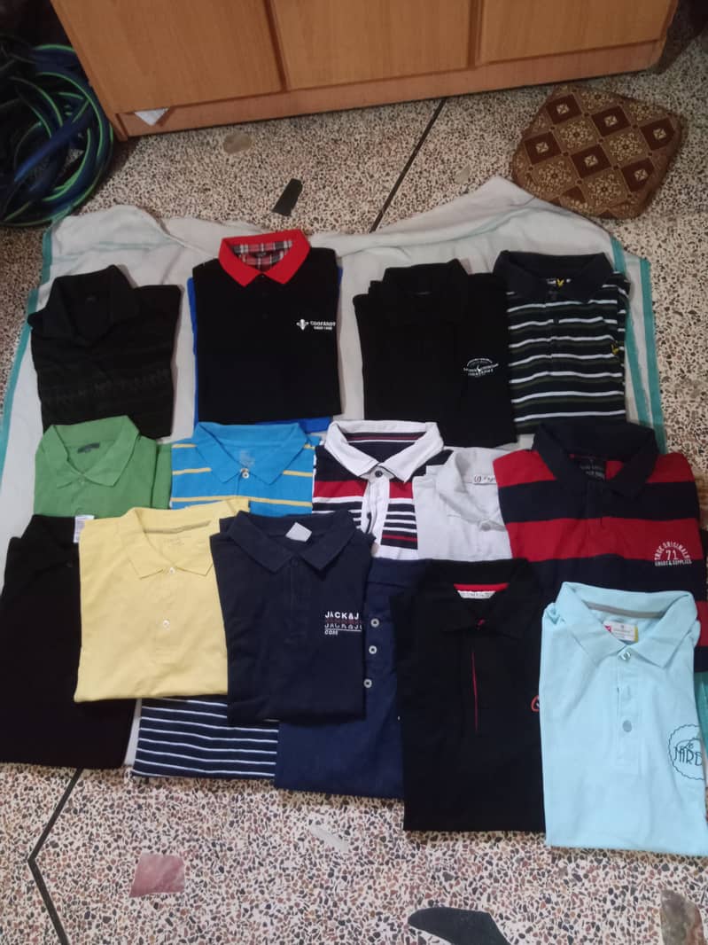 Imported used Half sleeves Polo T-Shirts 0