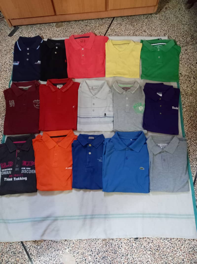 Imported used Half sleeves Polo T-Shirts 3