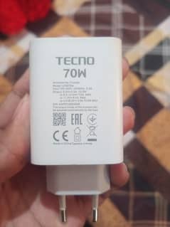 Tecno 70 Watt Original Charger.