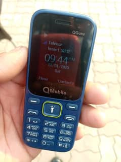 Q mobile Guru ,one year warinty, Exchange possible with nokia