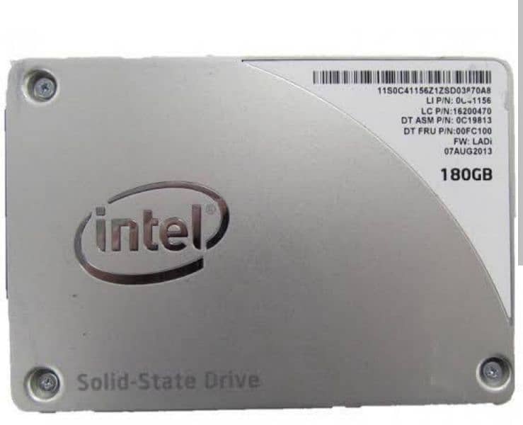 BRANDED INTEL SSD 180 GB/ RS-6000 1