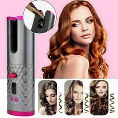 automatic hair curler with powerbank