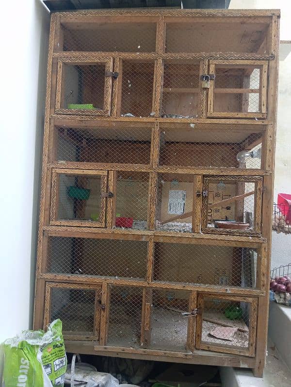 Wooden bird cage 1