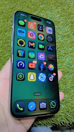 IPHONE 15 Pro max 256 gb with box 03056725672 whatsapp num