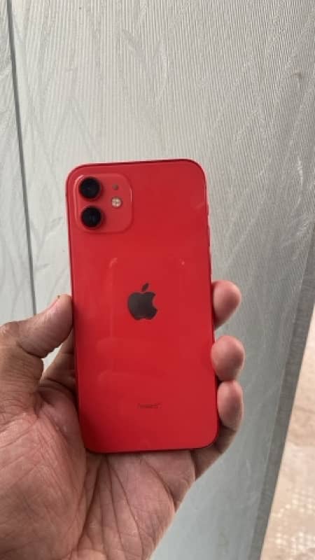 iphone 12 red clor 128 gb pta approved official 0