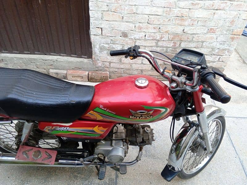 road prince 70cc bike red colour lahore number call me 0321-6347577 4