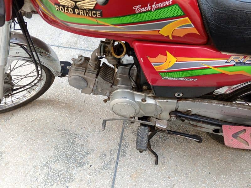 road prince 70cc bike red colour lahore number call me 0321-6347577 8