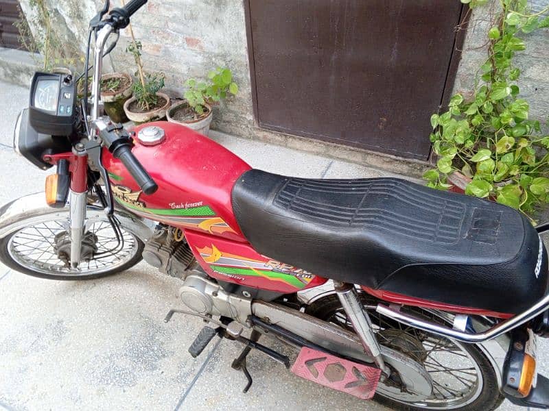 road prince 70cc bike red colour lahore number call me 0321-6347577 11