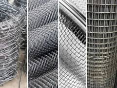 Razor wire - Barbed wire - Jali fence - Security wire - Chain link