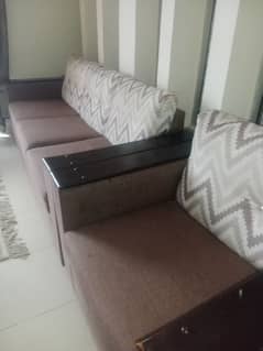 5 seater used sofa with table