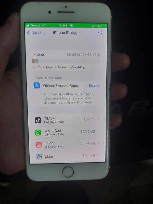 iphone 7 plus 128gb PTA prove 4