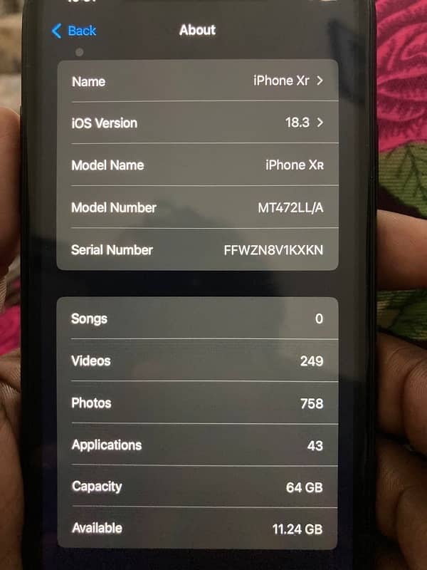 Iphone Xr non pta Jv 64gb 4