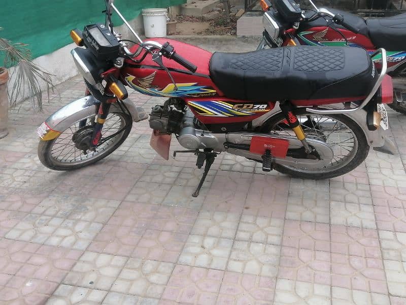 Honda cd 70 2020 model All punjab number 6