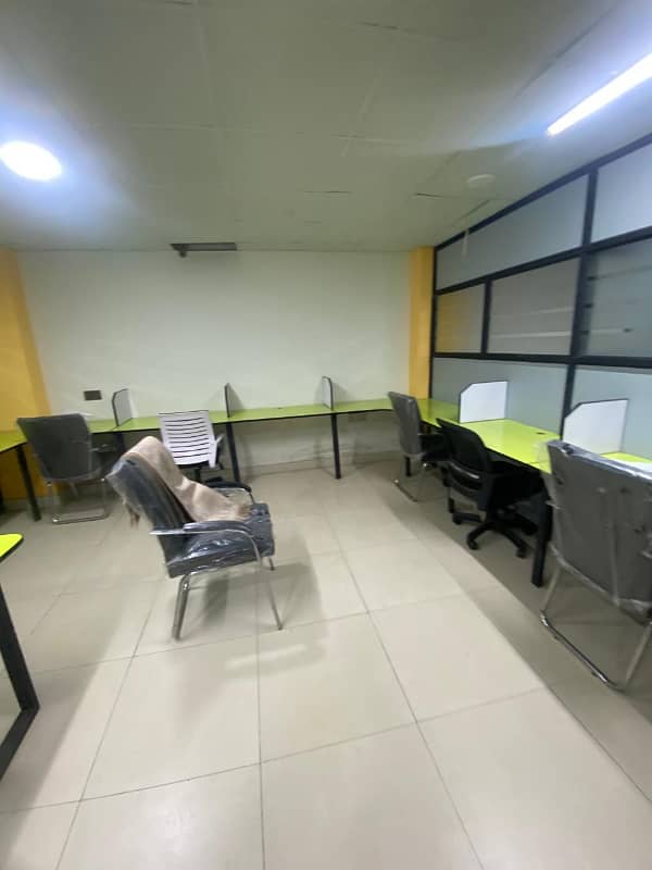 Furnish Office for Rent in Gulberg for office (Call center + Software house + Marketing office and other setup as you want) 3