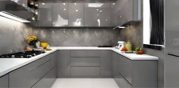 Designer kitchen on carpenter rate