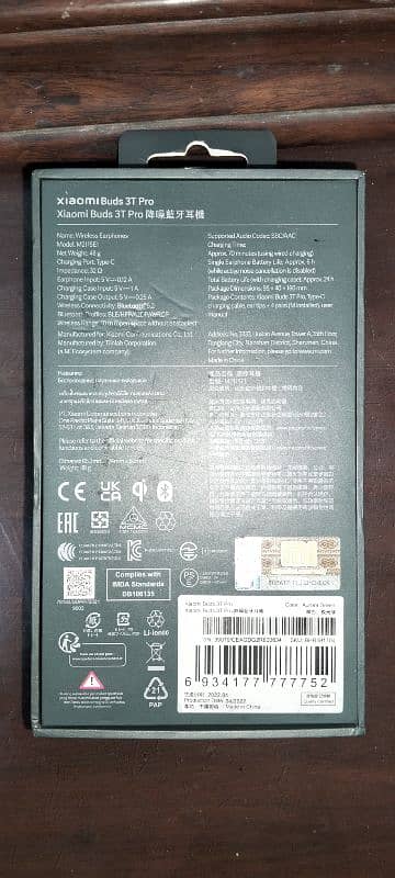 Xiaomi mi 3t pro buds original 1