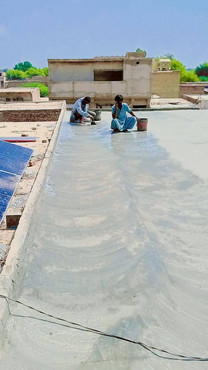 Roof water proofing/Heat proofing/Bathroom leakage/water tank cleaning 4