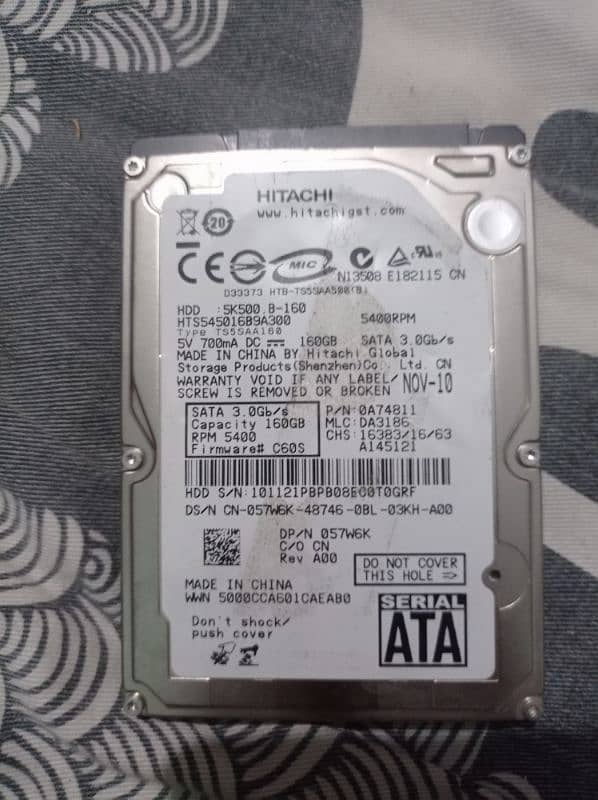 160 GB Harddisk 0