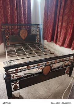 full size iron bed