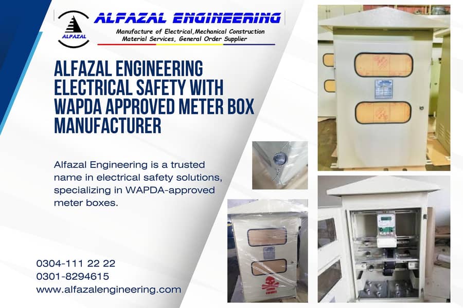 Wapda approved meter box | Electrical Control Panel 0