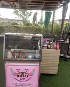 Roll Ice Cream Machine With Recipe For Sale