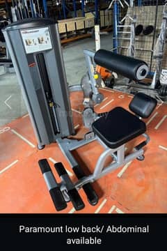 Paramount low back Abdominal Machine imported from USA