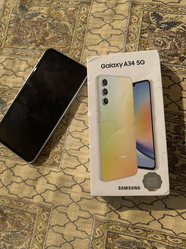 samsung Galaxy A34 5g 8/256 10/10 Condition 1