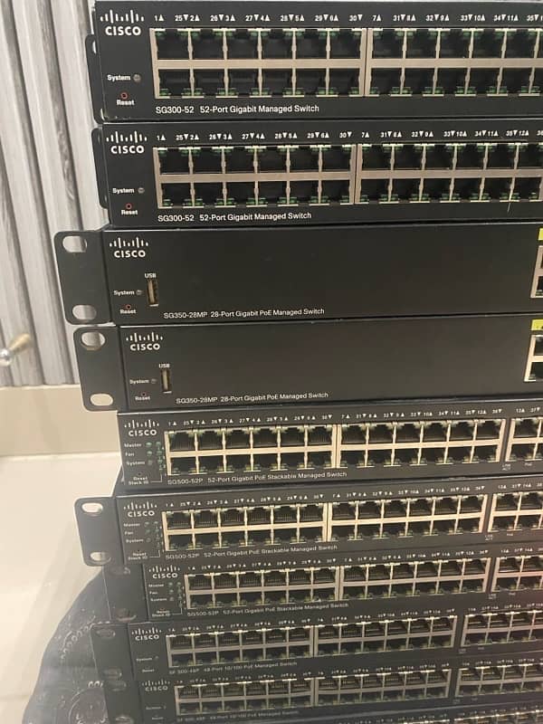 Cisco 52Port Gigabit Manged Stackable Switch SG500-52-K9-EU 1