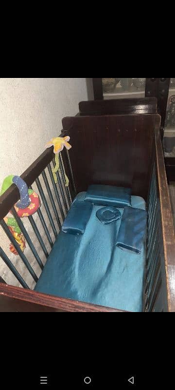 wooden baby cot 4