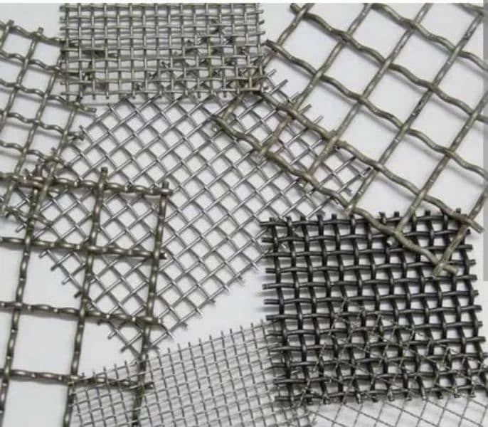 Crimped mesh jali , Security fence , Welded mesh, Chain link , Razor 0