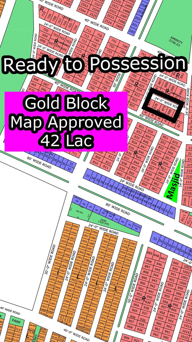 R - (Gold Block) North Town Residency Phase - 1 Surjani 1