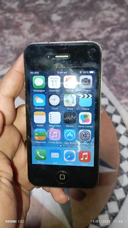 3 months used mobile non PTA Iphone4s 0