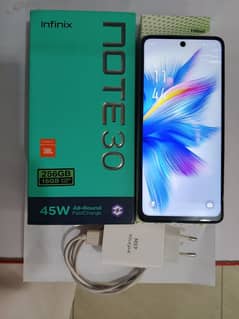 Infinix Not 30 16/256Gb Neat and clean Mobile 45w charger