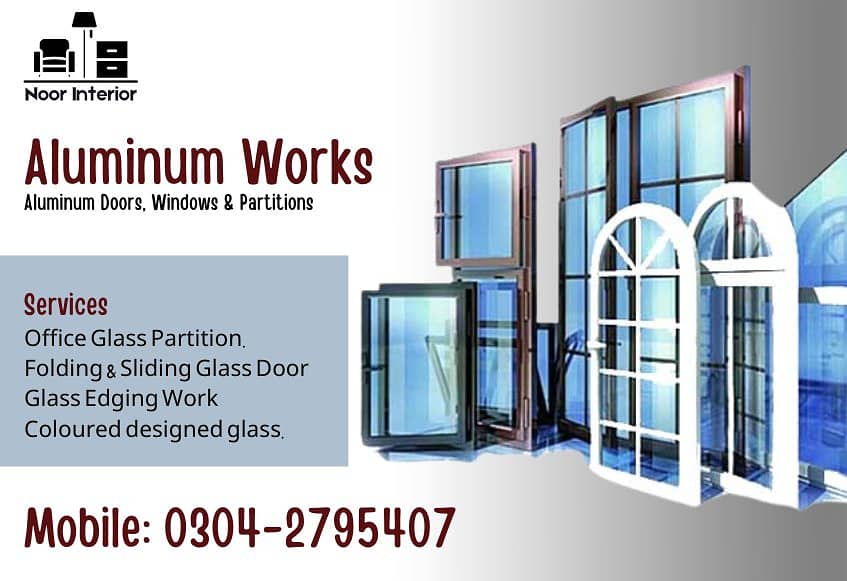 pvc door/Upvc Windows/Aluminium Windows & Doors | Glass Work 0