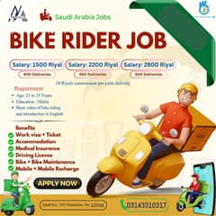 Driver Jobs / Rider Job  / Saudi Arabia Job Male & females