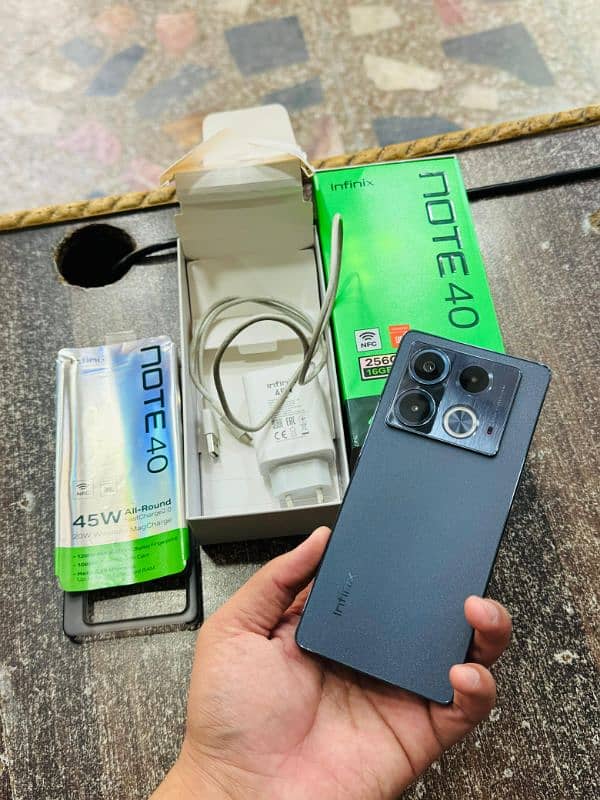 Infinix Note 40 Complete Box 0