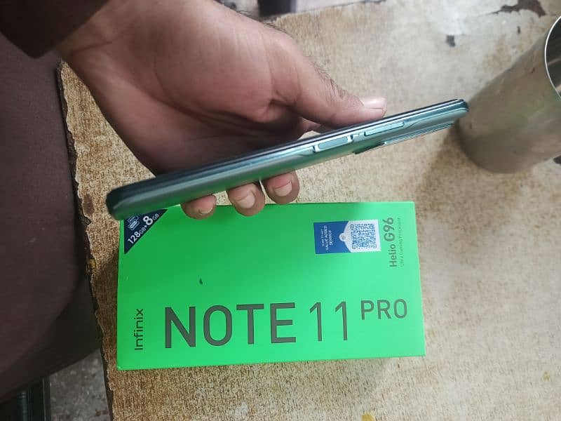 Infinix not 11 pro box +charger complete 8+128 all ok ha 2